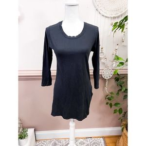 Monrow 3/4 Sleeve Soft Cotton Tunic Size Small